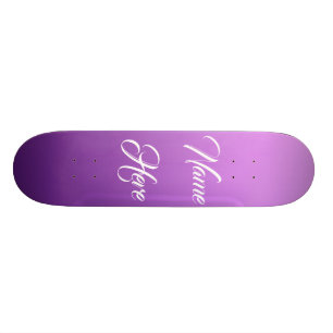 Skate feito sob encomenda roxo