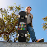 Skate Feliz 100º Dia do Professor Estudante<br><div class="desc">Feliz 100º Dia da Escola 100 Dias de Camiseta Estudante de Professores</div>