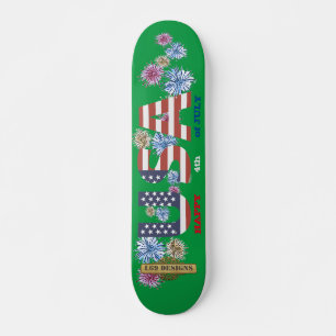 skate "FELIZ 4 DE JULHO"