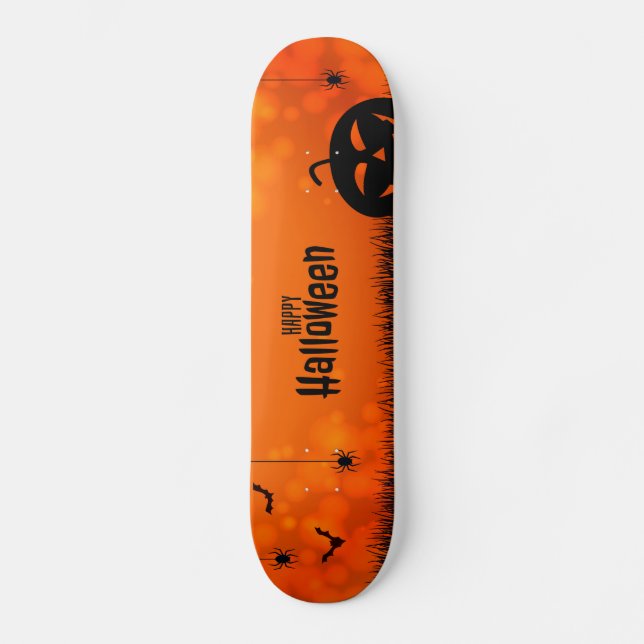 Skate Feliz Dia das Bruxas (Bats e Aranhas) (Frente)