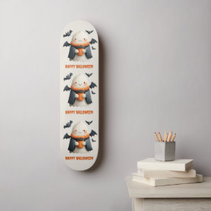 Skate Feliz Halloween - Cute Ghost Design