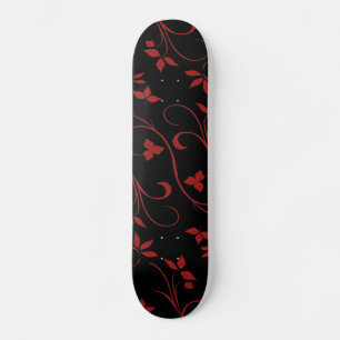 Skate Fern Decorativo Vermelho e Negro
