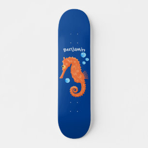 Skate Figura de desenho animado das bolhas de laranja-ac