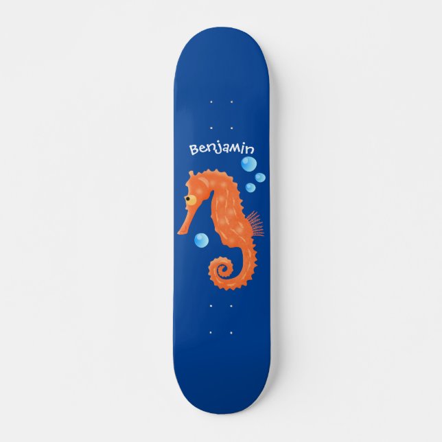 Skate Figura de desenho animado das bolhas de laranja-ac (Frente)