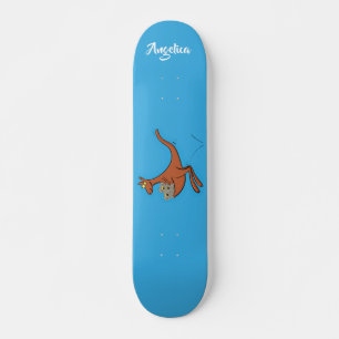 Skate Figura de desenho animado de canguru e koalas