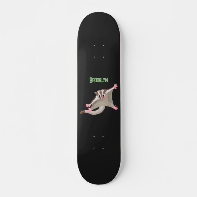 Skate Figura de desenho animado de um planador de açúcar (Frente)