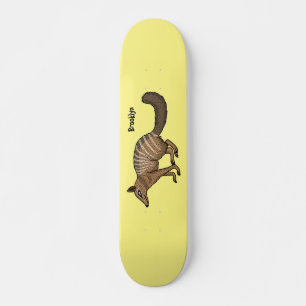 Skate Figura de desenho animado feliz e bonito