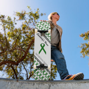 Skate Fita Padrão Esmeralda Verde por Kenneth Yoncich