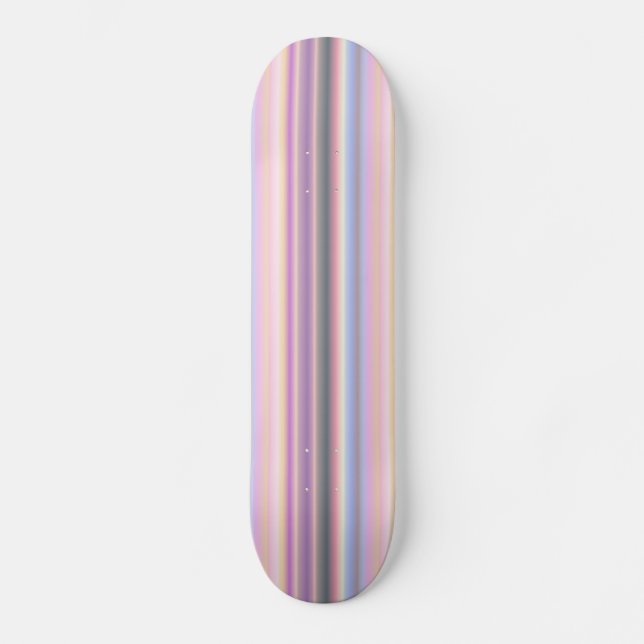 Skate Fitas de Arco-Íris de Pastel - Padrão (Frente)