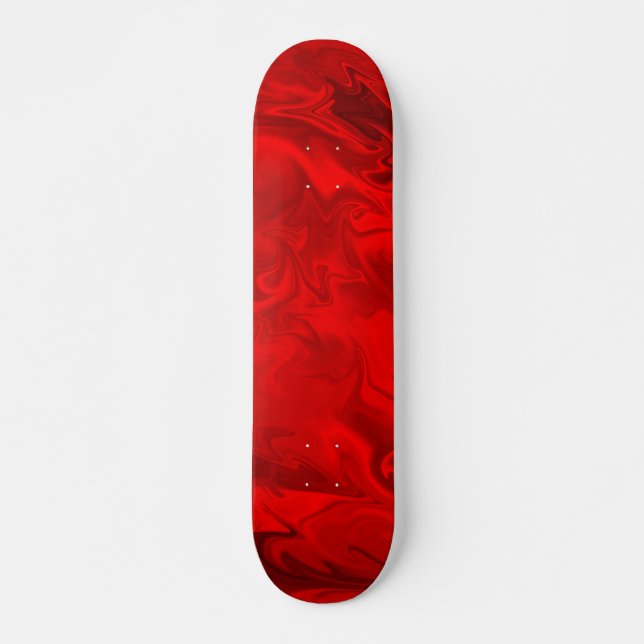 Skate Flame de Swirl Vermelho Negrito (Frente)