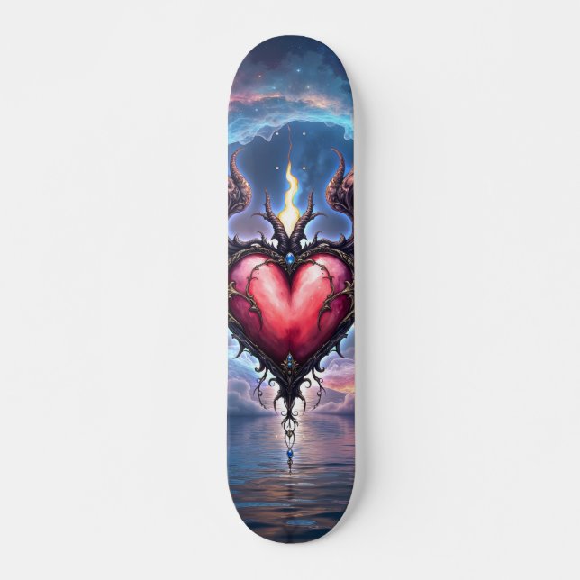 Skate Flamebound Heart of the Moon – Gothic Cosmic Love  (Frente)