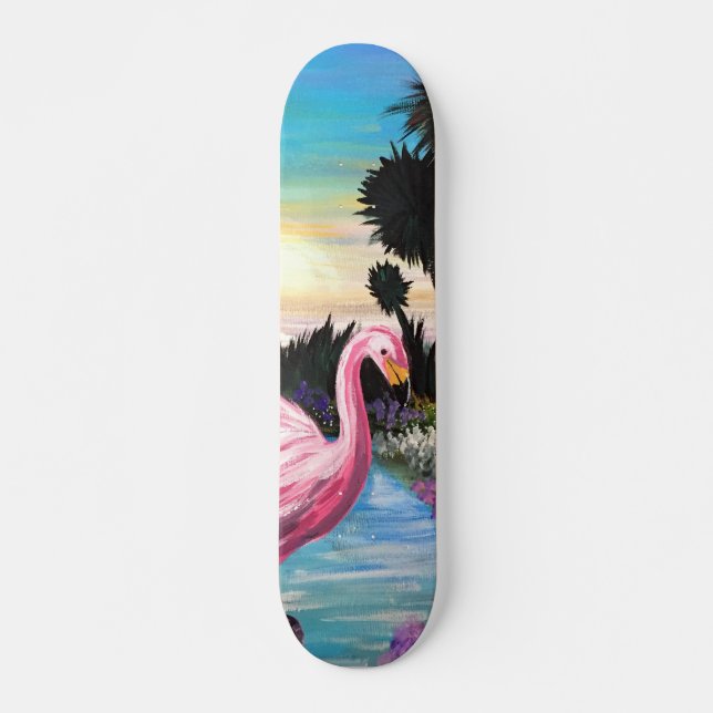Skate Flamingo Paradise (Frente)
