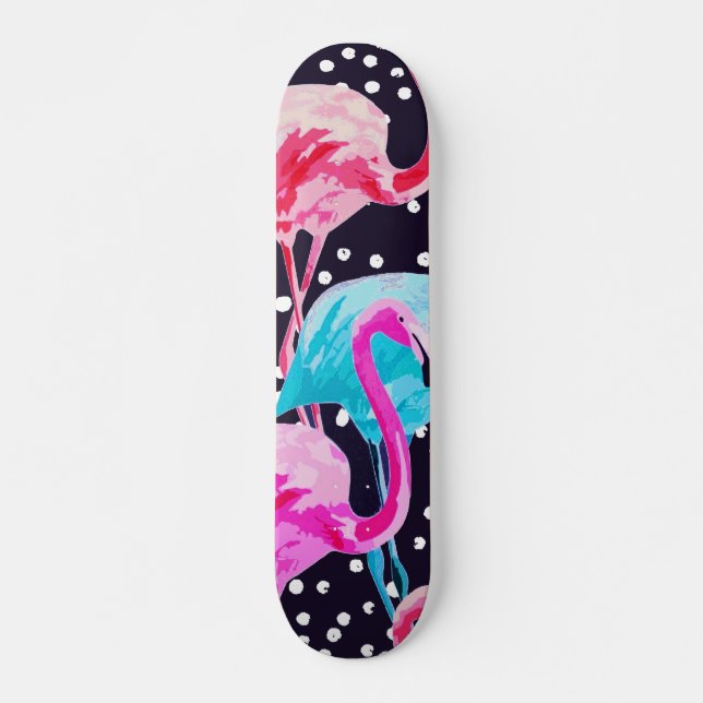 Skate Flamingo Pattern (Frente)