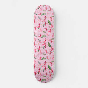Skate Flamingos Love Pattern 5