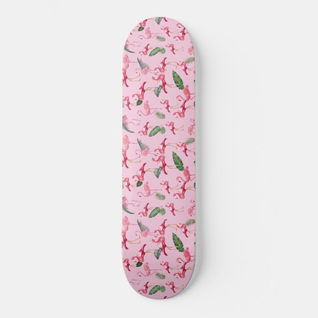 Skate Flamingos Love Pattern 5 (Frente)
