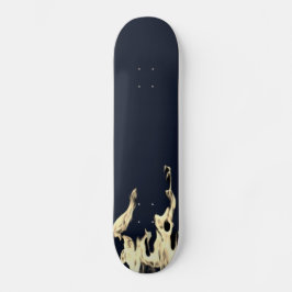 Skate Flammen Flamme Flame Flames Feuer Fire blue Skateb