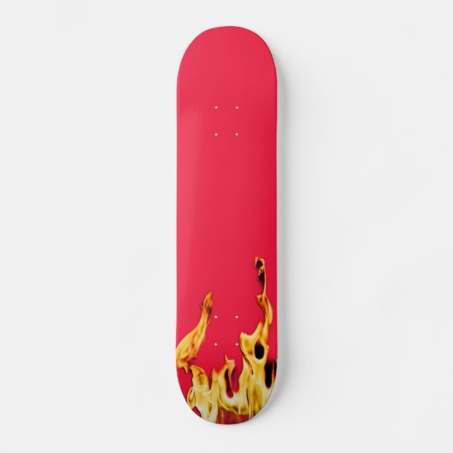 Skate Flammen Flamme Flame Flames Feuer Fire S Skat Skat (Frente)