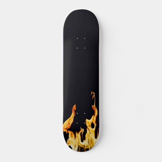 Skate Flammen Flamme Flame Flames Feur Fire S Skat (Frente)