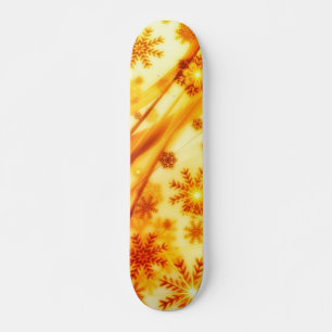 Skate Flocos de neve de Natal ouro