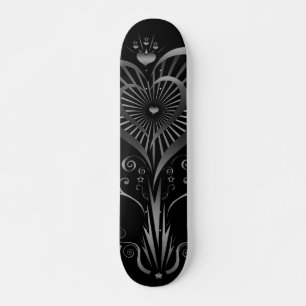 Skate Flor Cardíaca - Prata