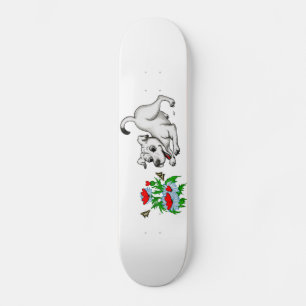 Skate Flor com Coração, Puppia e Borboleta