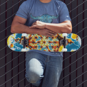 Skate Flor da Vida - Caminhos Coloridos 5