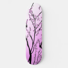 Skate Flor de Cereja Rosa Japonês