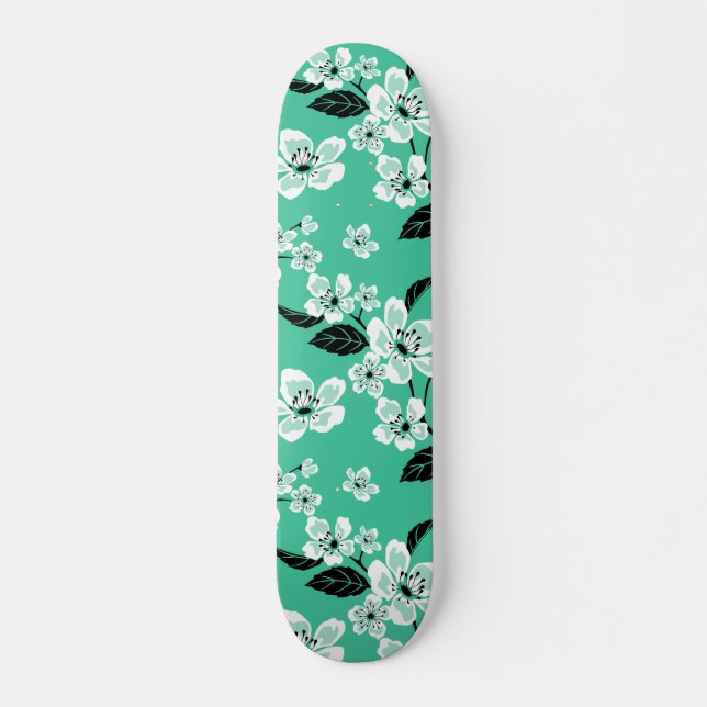 SKATE FLOR DE CEREJEIRA - SAKURA (MINT) (Frente)