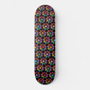 Skate Flor de Crânio Açucarado
