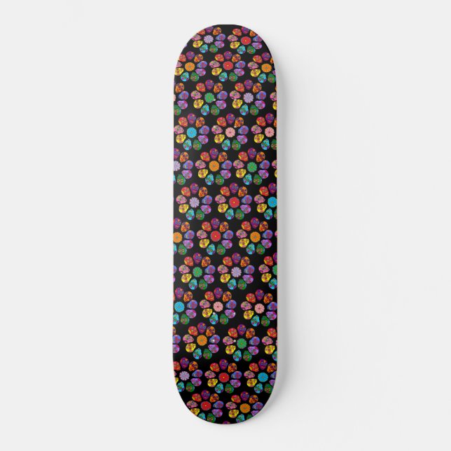Skate Flor de Crânio Açucarado (Frente)