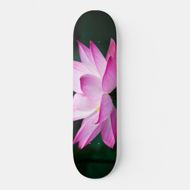 Skate Flor de Lotus Rosa (Frente)
