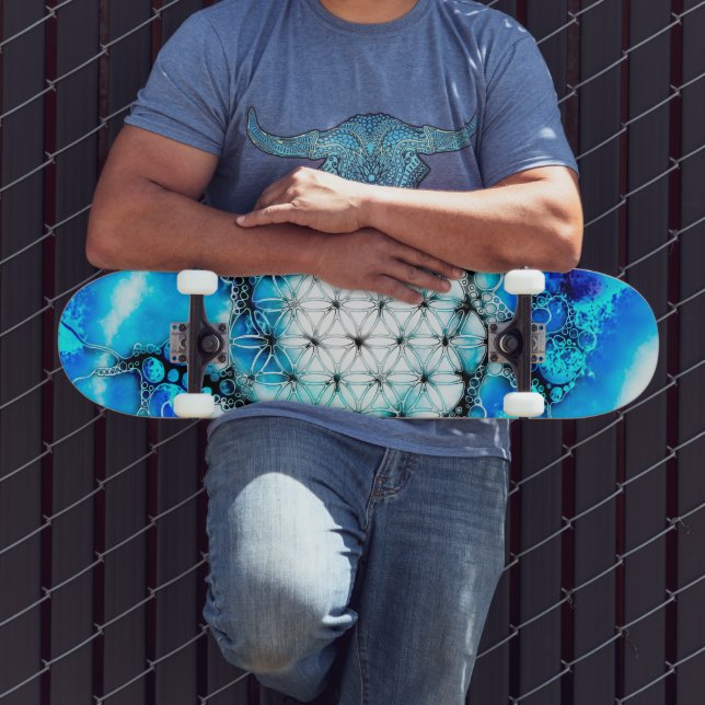 Skate Flor De Vida - Maneiras Coloridas 2 (Ao ar livre 3)