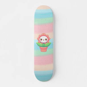 Skate Flor linda e caprichosa em vaso
