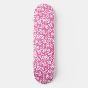 Skate Flor Rosa Havaiano