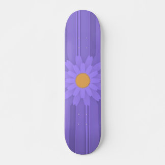 Skate Flor Roxo Simples no Cross Modern