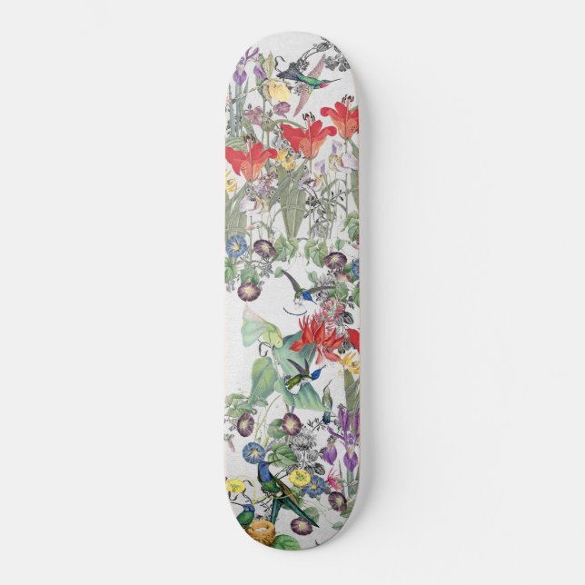 Skate floral animal dos animais selvagens do (Frente)