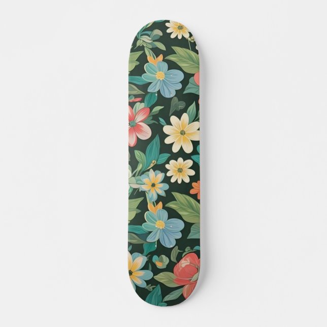 Skate Floral Colorido/Primavera  (Frente)
