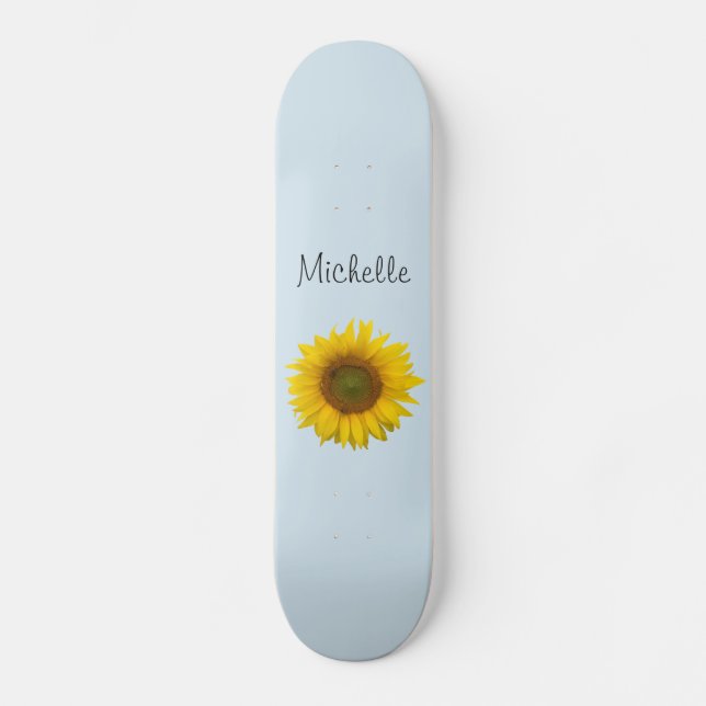 Skate Floral de Cachorro Personalizado de Girassol Amare (Frente)