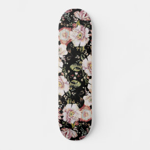 Skate floral preto-quic-chic-country da boêmia