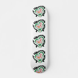 Skate Floral Snake: love blossoms wild