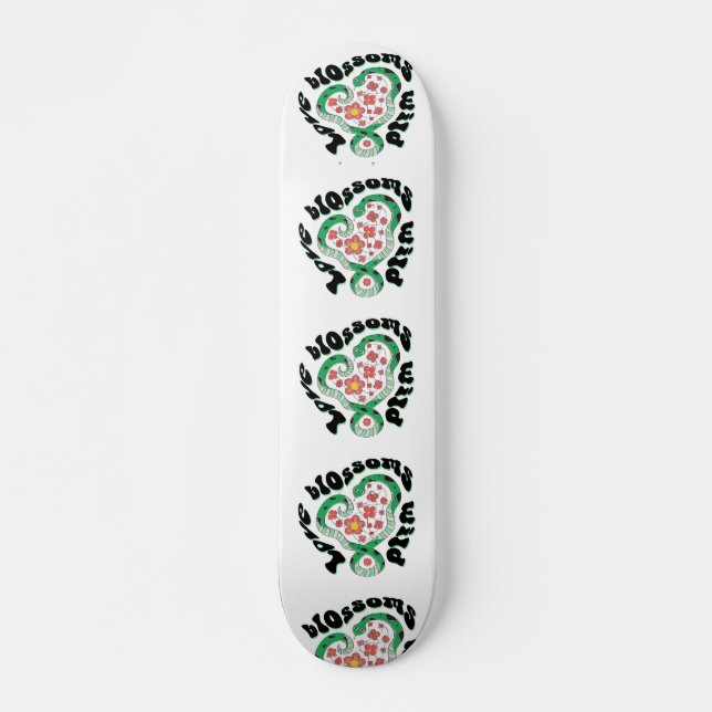 Skate Floral Snake: love blossoms wild (Frente)