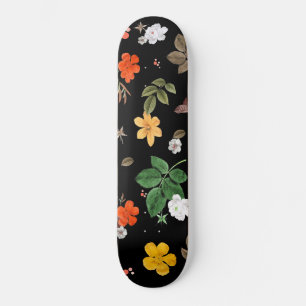 Skate Flores Amarelas e Rosas Brancas 8