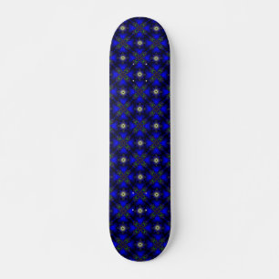 Skate Flores Artdeco em Estilo Retroativo