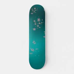 Skate Flores asiáticas delicadas
