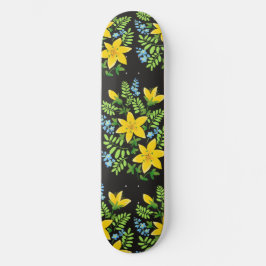 Skate Flores coloridas