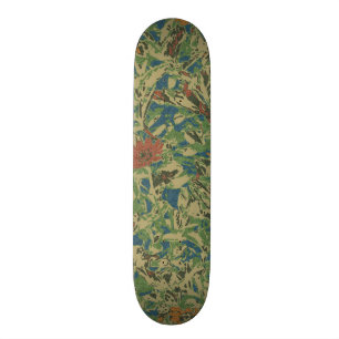 Skate Flores contra o teste padrão da camuflagem da