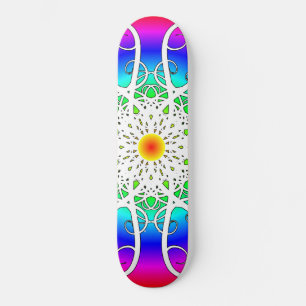 Skate Flores de abstrato