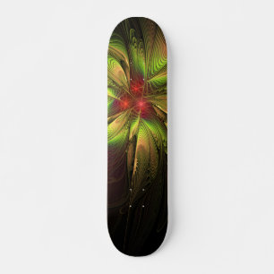 Skate Flores de fantasia fractal suaves e tenra