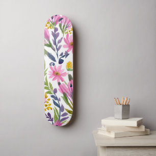 Skate Flores de primavera   Bonito Pastel Floral Waterco