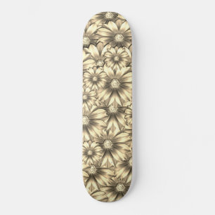 Skate Flores Diamantes Bonitas -